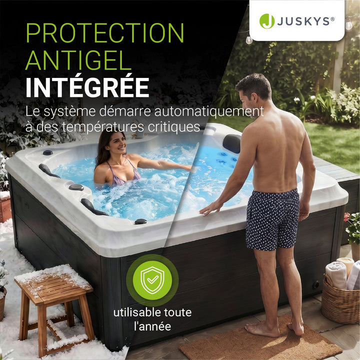 Oasis de bain à remous extérieur