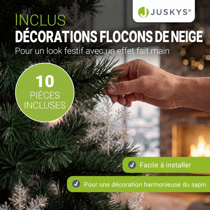 Sapin de Noël artificiel Norvi – aspect Nordmann – 150 à 220 cm