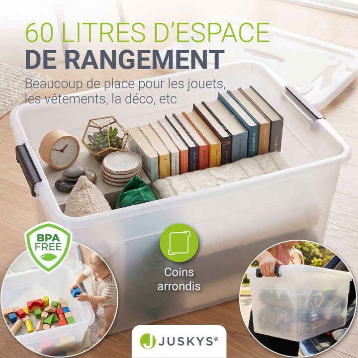 Boîte de rangement avec couvercle