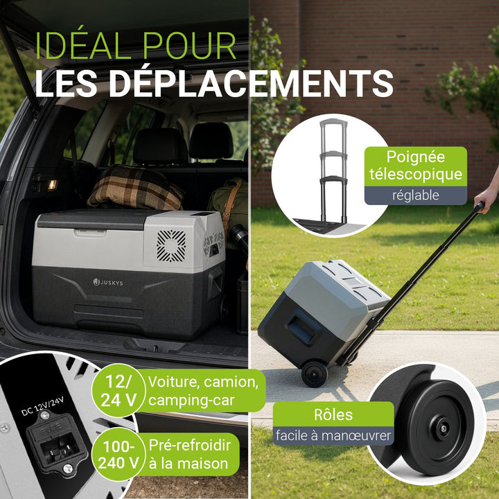 Glacière à compresseur Yukon 30 l ou 50 l