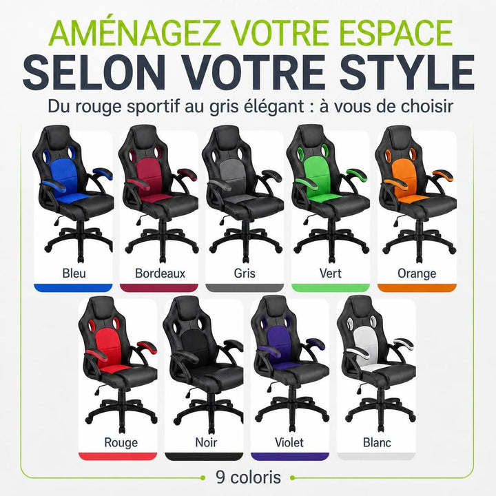 Chaise de bureau Racing Montréal