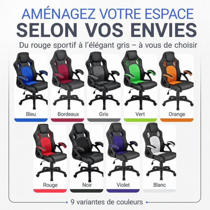 Chaise de bureau Racing Montréal
