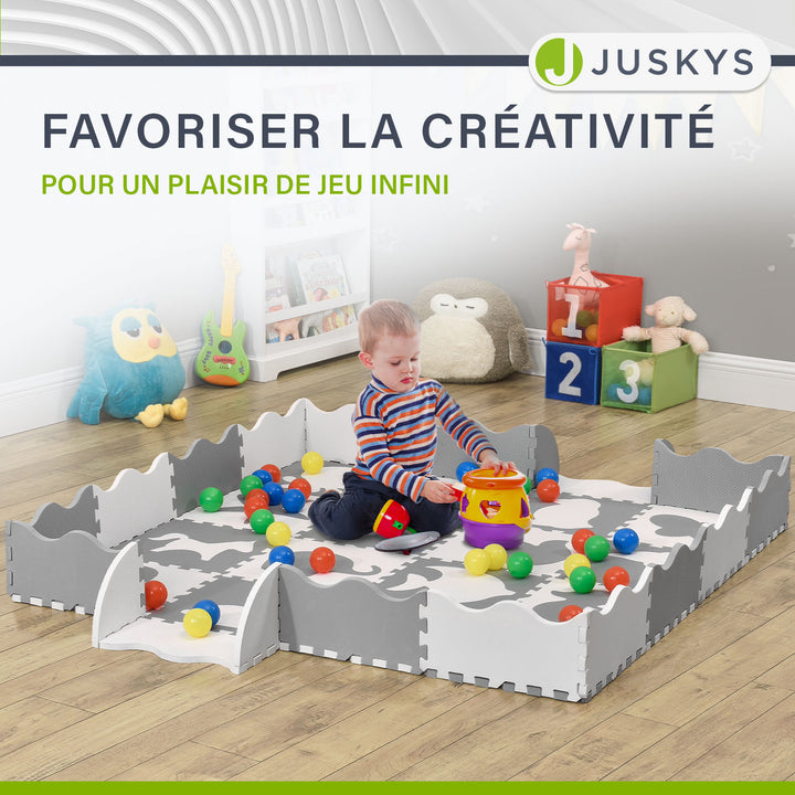 Tapis puzzle pour bébés et enfants