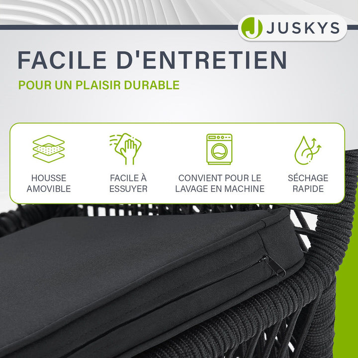 Chaises de jardin en corde Kastos
