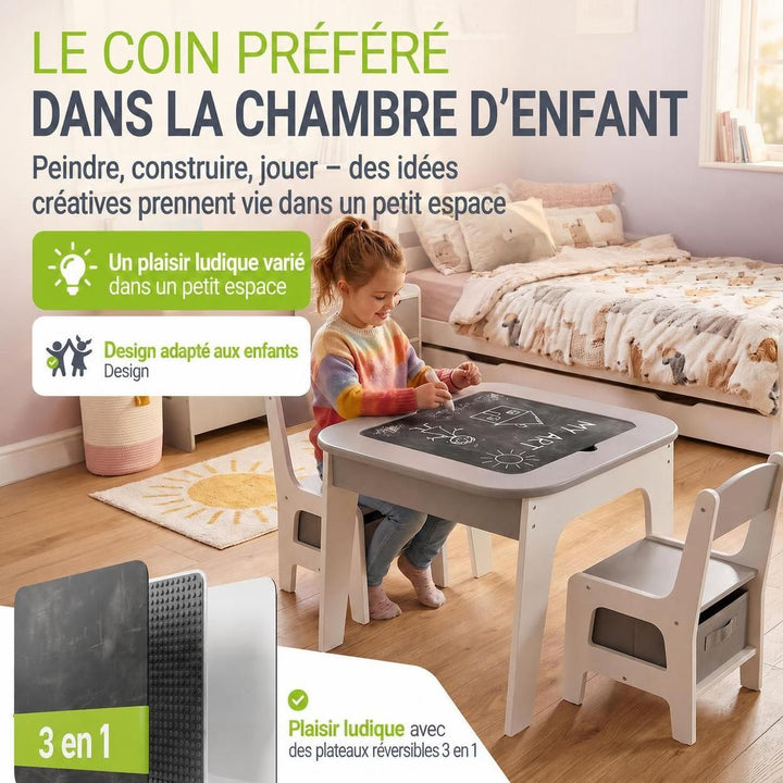 Table et chaises enfant Milou