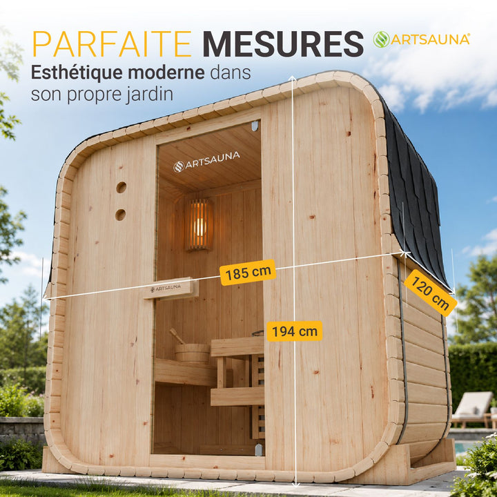 Place du sauna tonneau Nolvik