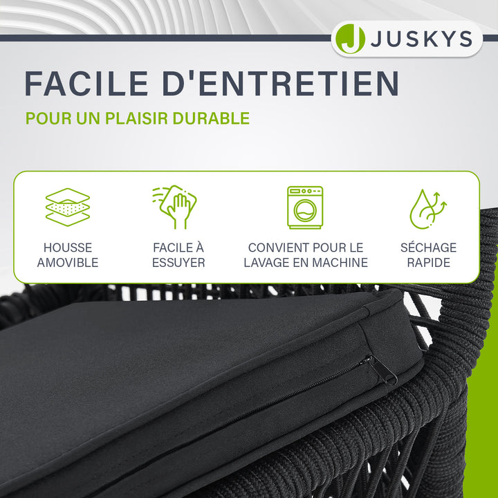 Chaises de jardin en corde Kastos