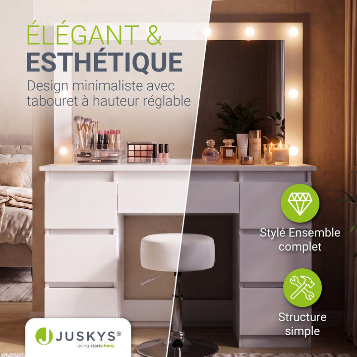 Coiffeuse avec miroir Lilia