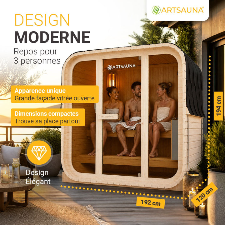 Sauna finlandais Fjora M