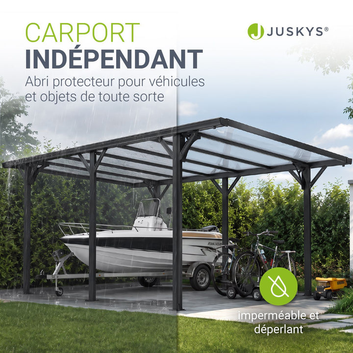 Carport 5x3 m - différents modèles