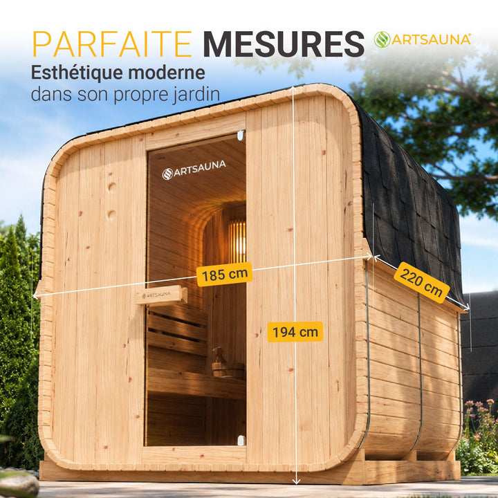Place du sauna tonneau Nolvik