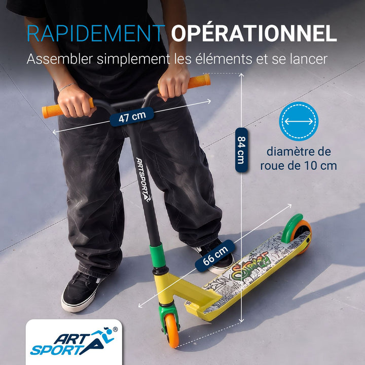 Trottinette freestyle enfant