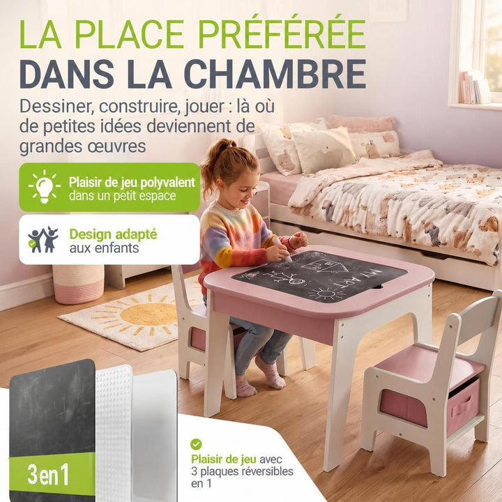Table et chaises enfant Milou