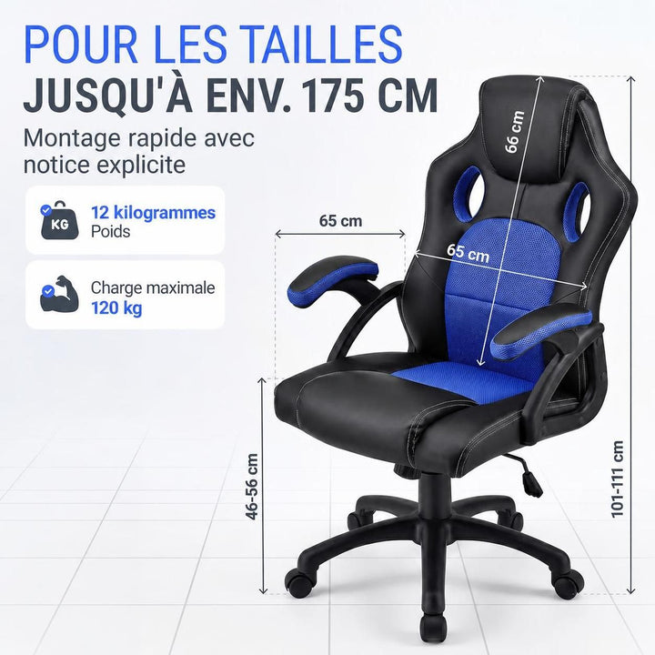 Chaise de bureau Racing Montréal