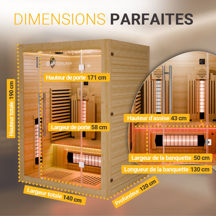 Infrarotkabine Aarhus 140