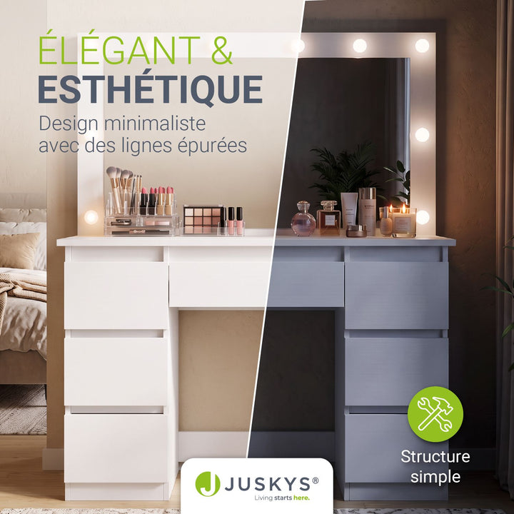 Coiffeuse avec miroir Lilia