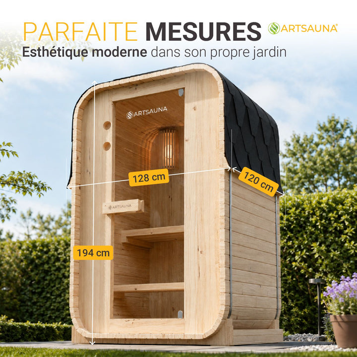 Place du sauna tonneau Nolvik