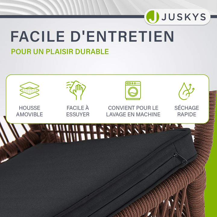 Chaises de jardin en corde Kastos