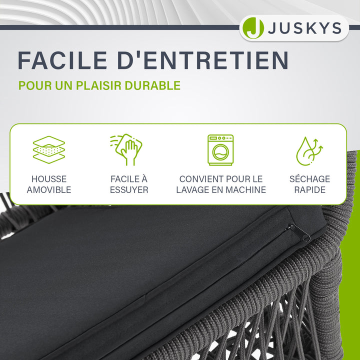 Chaises de jardin en corde Kastos