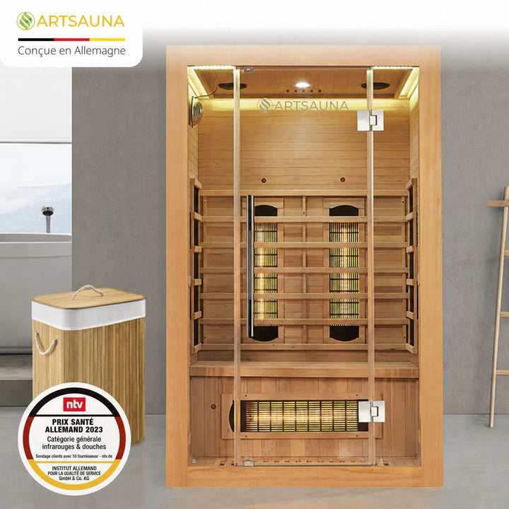Cabine de sauna infrarouge Kiruna 120