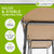 Table multifonctionnelle en aluminium en 3 parties