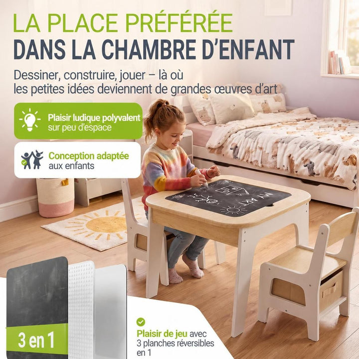 Table et chaises enfant Milou