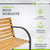 Banc de jardin Modena