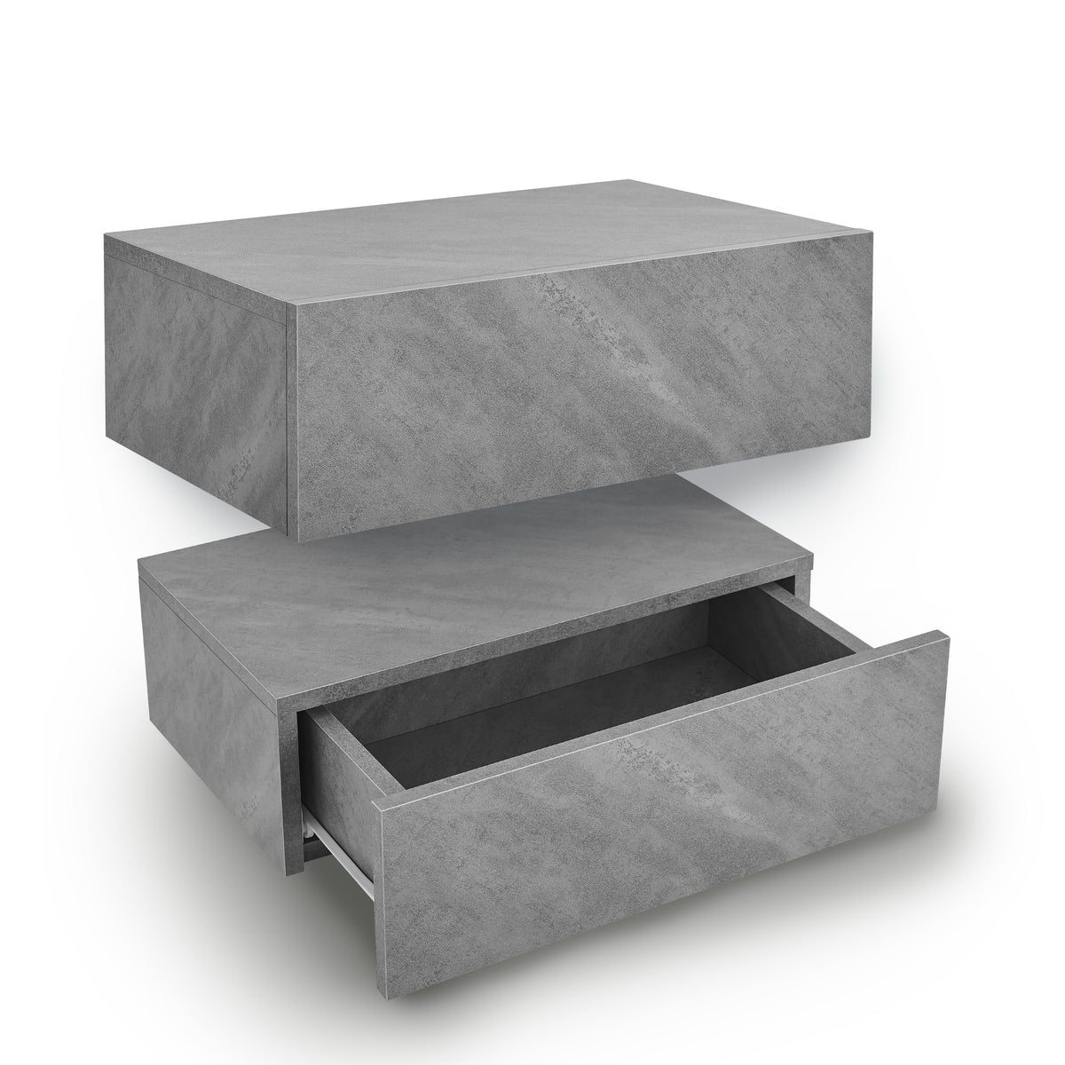 Lot de 2 tables de nuit suspendues