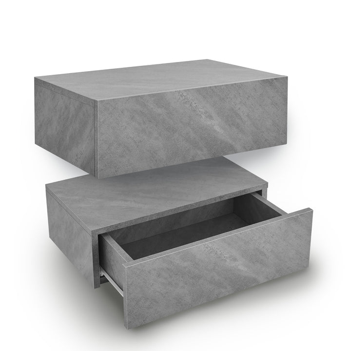 Lot de 2 tables de nuit suspendues
