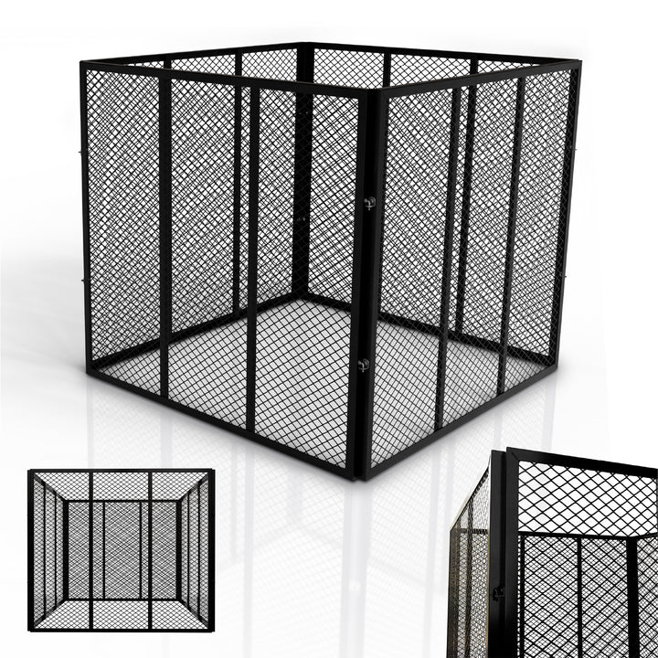 Composteur métallique pour déchets de jardin