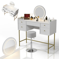 Coiffeuse avec miroir Samira