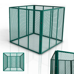 Composteur métallique pour déchets de jardin