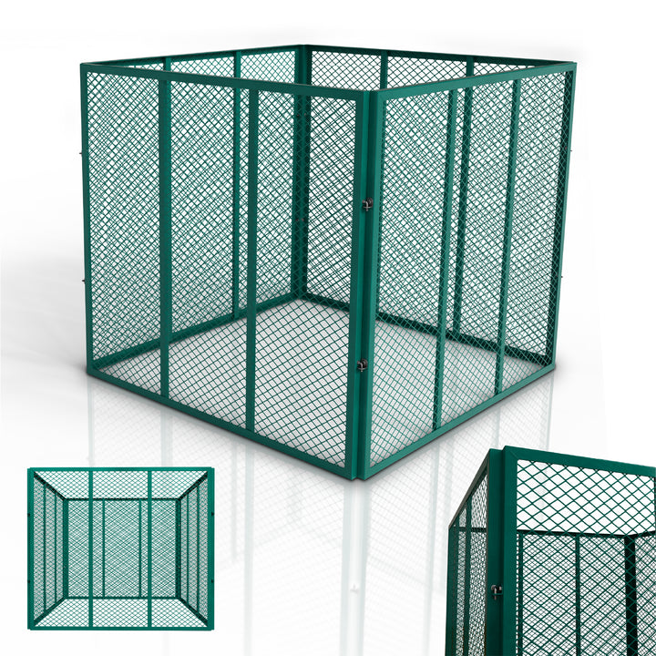 Composteur métallique pour déchets de jardin