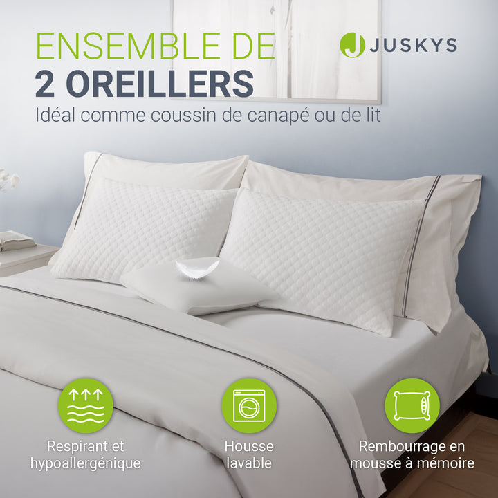 Oreillers - lot de 2