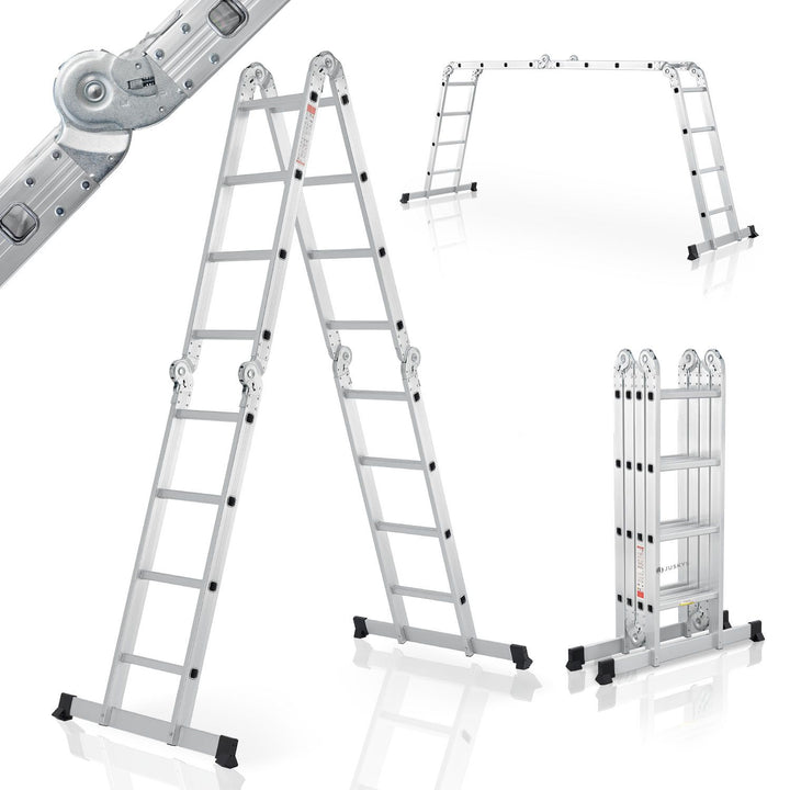 Échelle multifonctionnelle en aluminium