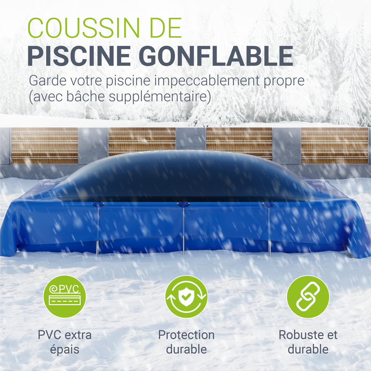 coussin gonflable de piscine
