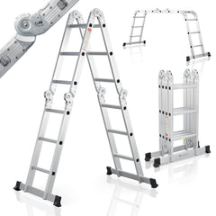 Échelle multifonctionnelle en aluminium