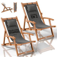 Chaise longue pliante Tavira