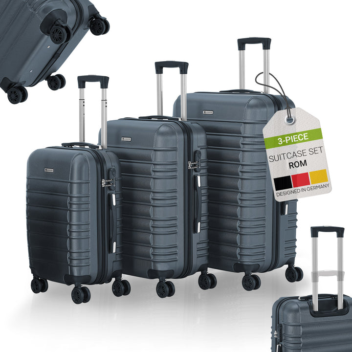 Ensemble de valises rigides Rome