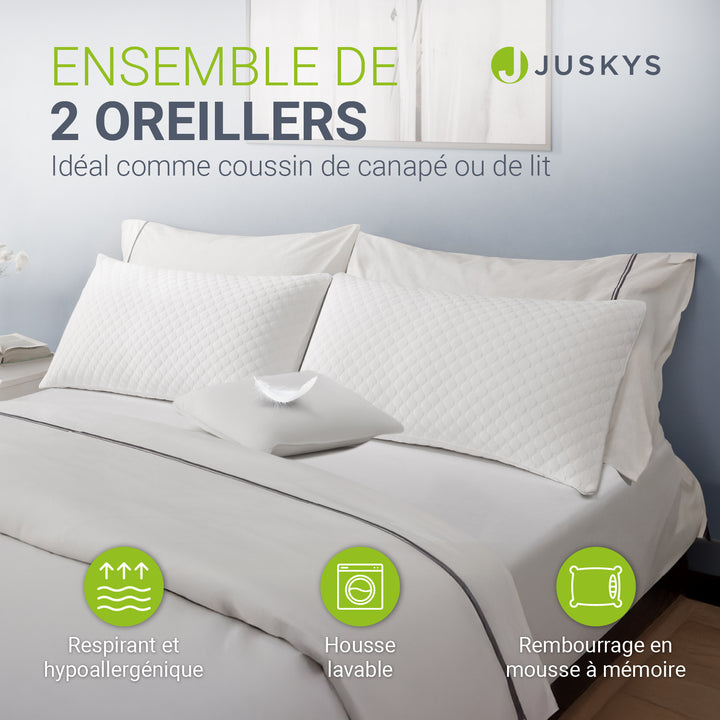 Oreillers - lot de 2