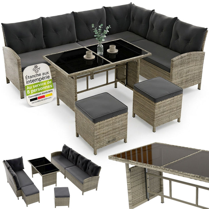 Salon en polyrotin Manacor