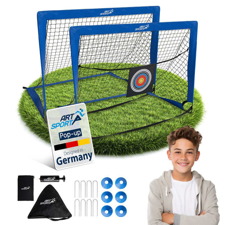 Lot de 2 buts de football pop-up Goal Master