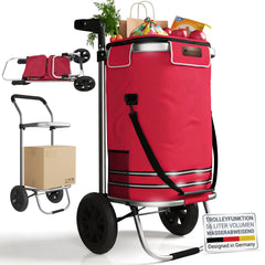 Chariot de courses 3 en 1 - Capacité 56 L