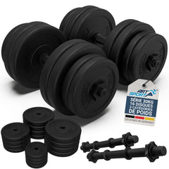 Ensemble d'haltères 30 kg