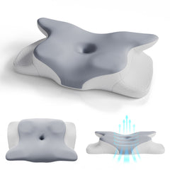 Oreiller cervical orthopédique en mousse à mémoire de forme