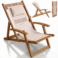 Chaise longue pliante Tavira