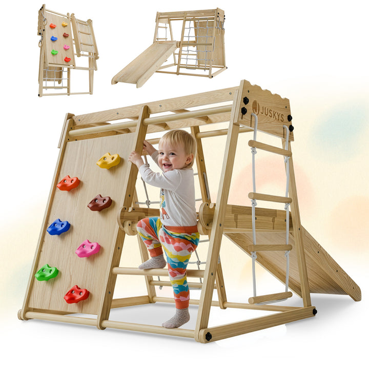 Structure d'escalade intérieure pour enfants