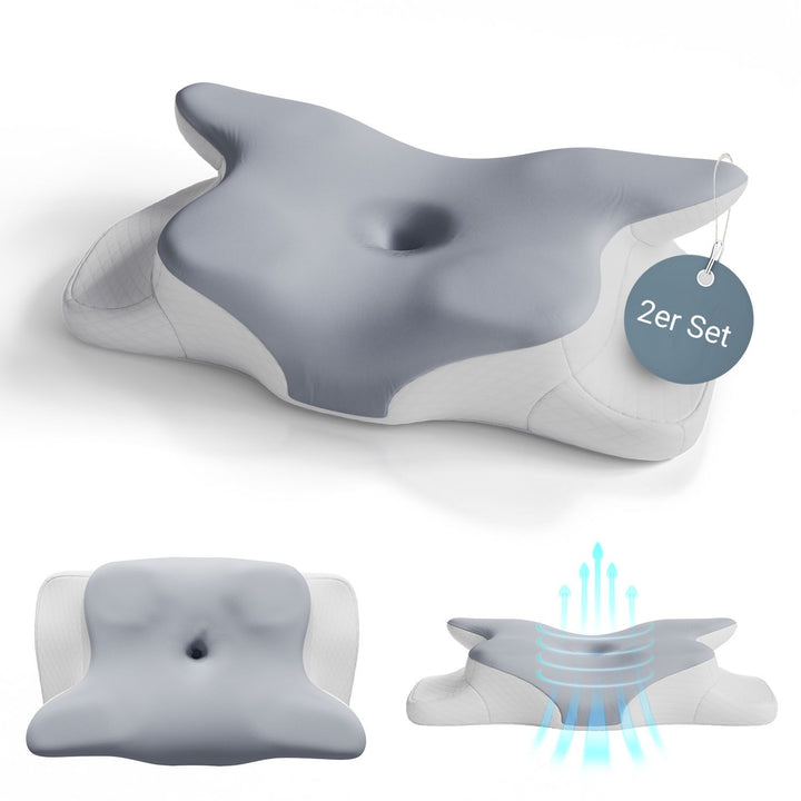 Oreiller cervical orthopédique en mousse à mémoire de forme