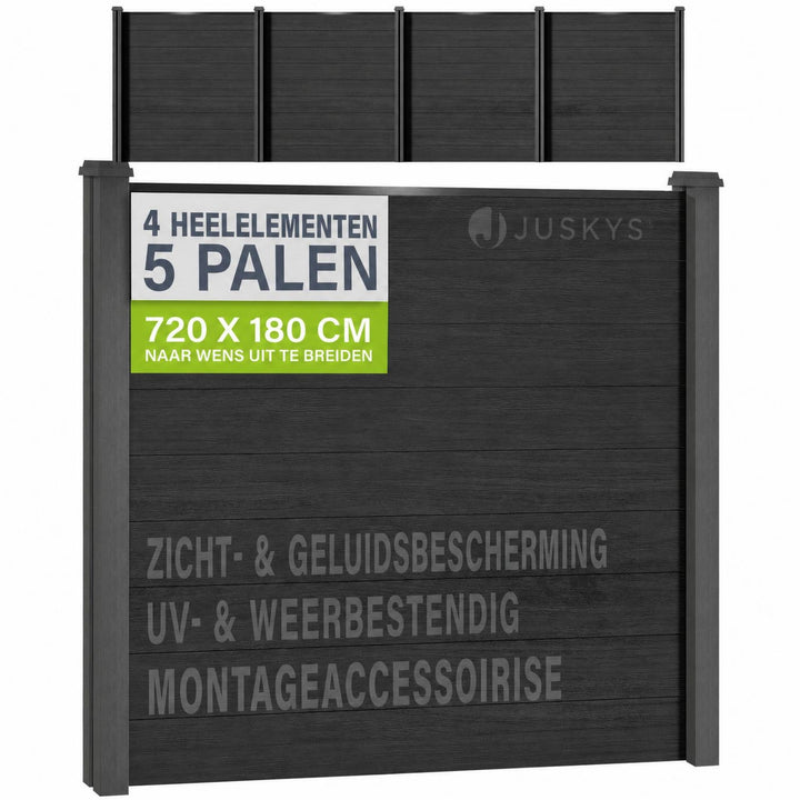Clôture WPC occultante de 1 à 10 éléments