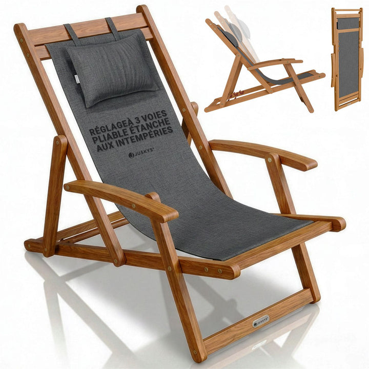 Chaise longue pliante Tavira